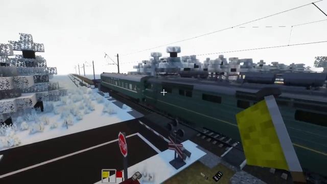 УКРАЛИ РЕЛЬСЫ !Работаю дежурным по переезду|Den nik 047 Minecraft смотреть онлайн