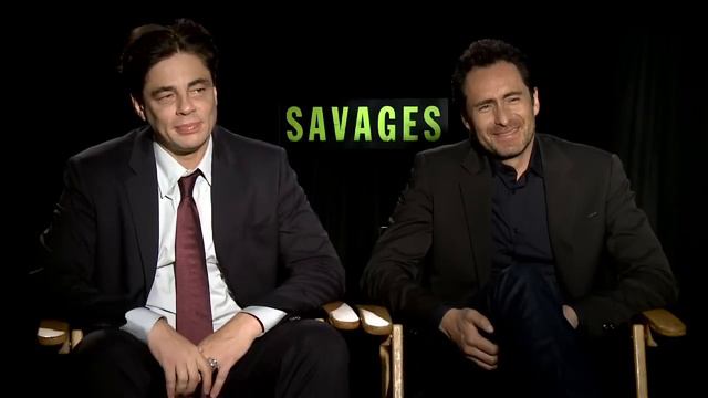 Benicio Del Toro And Demián Bichir Talk 'Savages'