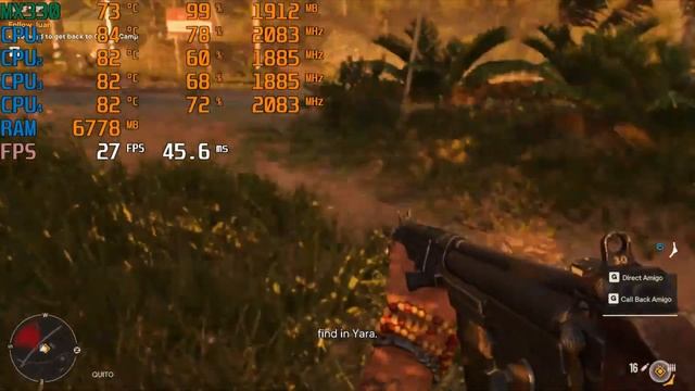 Far Cry 6: Intel i5-1035G1 + MX330 смотреть онлайн