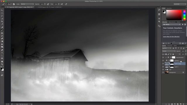 Easily Adding Fog To Your Photos in #Photoshop смотреть онлайн
