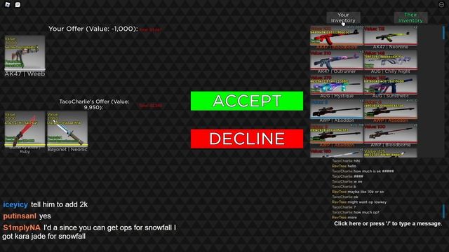 'Streamer Luck' Trades in Counter Blox! смотреть онлайн