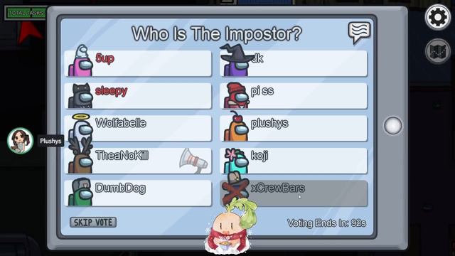 Sneak 100 in Among Us смотреть онлайн