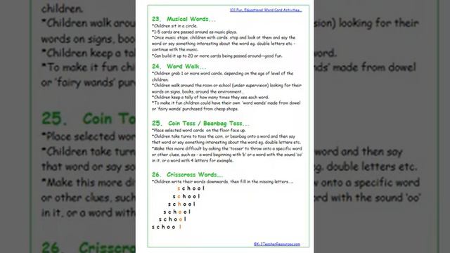 101 Ways to Use Word Cards смотреть онлайн