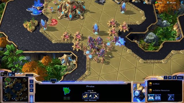 Starcraft 2 (Gameplay 1) Offline vs Medium Ai (Pc Strategy) No Commentary смотреть онлайн