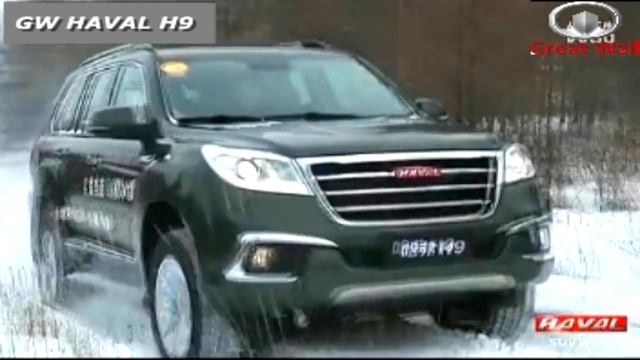 Новый Great Wall H9 Грейт Вол Н9 зимой в лесу по бездорожью смотреть онлайн