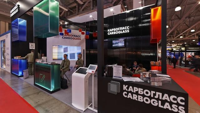 GlobalEvents exhibition stand CARBOGLASS MOSBUILD 2019 | Выставочный стенд КАРБОГЛАСС МОСБИЛД 2019 смотреть онлайн