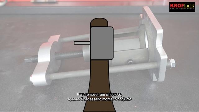 KROFtools 6310 - Trailing arm bush tool Ford / Volvo смотреть онлайн