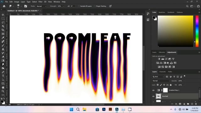 MELTING LIQUID RGB TEXT EFFECT | PHOTOSHOP TUTORIAL (2023) смотреть онлайн