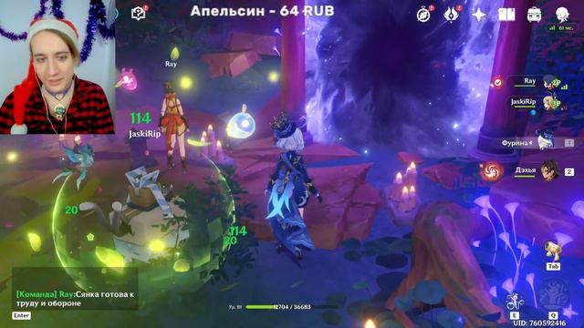 СОТЫЙ! КО-ОПНЫЙ С ПОДПИСОТОЙ || Genshin Impact STREAM #100 смотреть онлайн