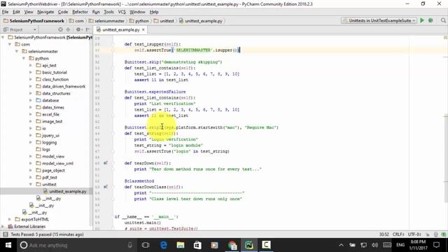 Lesson 12 Python Unit Test Example смотреть онлайн