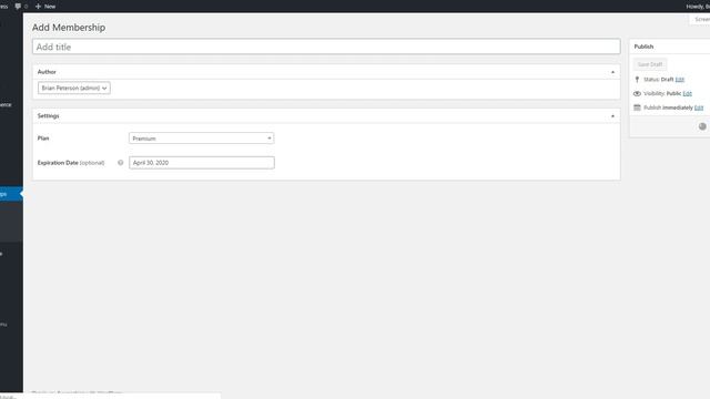 Adding memberships manually | HivePress Memberships Docs смотреть онлайн