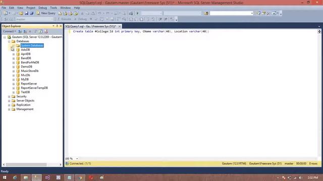 What is Temporary Table & Use of Temporary Table in SQL Server || Interview Question By D.K. Gautam смотреть онлайн