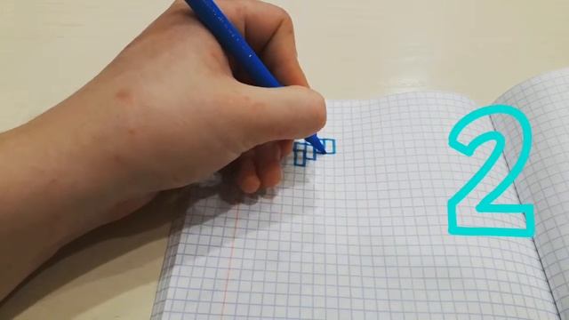 Рисунки по клеточкам! СНЕЖИНКА! смотреть онлайн