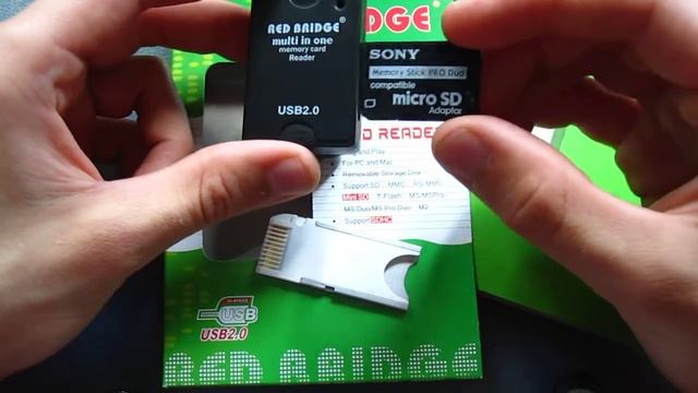 Обзор кардридера Red Bridge RB-539 для карт SD / MMC, memory stick, microSD смотреть онлайн