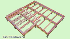 Общий порядок монтажа каркаса дома (анимация). Строим маленький каркасный дом на сваях своими рукам