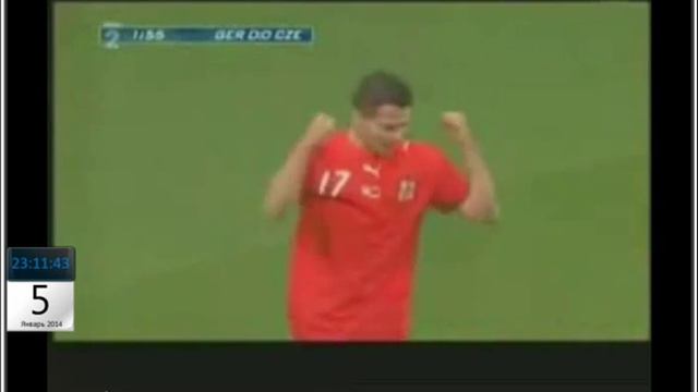 Отбор на Евро 2008 Германия 0 1 Чехия Сионко смотреть онлайн