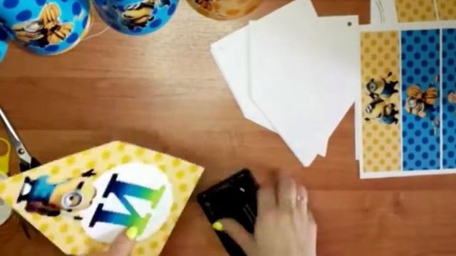 Как собрать гирлянду - растяжку для праздника? смотреть онлайн