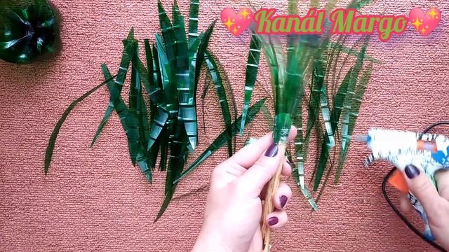 Драцена из пластиковой бутылки. Domáca palma. House palm. смотреть онлайн