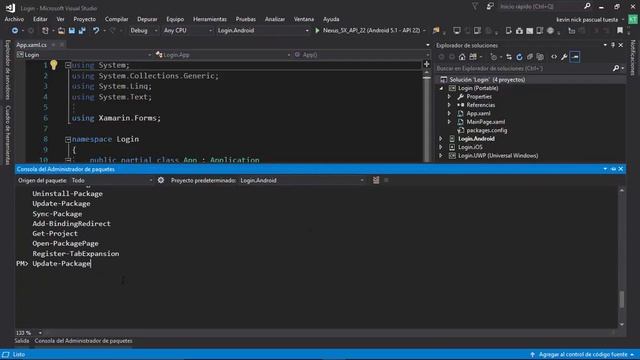 2. Xamarin con SQLite - Creación del Proyecto смотреть онлайн