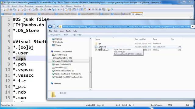 Adding a .gitignore filter for Visual Studio 2012 Projects смотреть онлайн