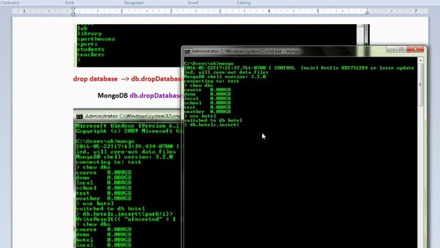 HOW TO DROP DATABASE MONGODB смотреть онлайн