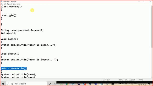 # 22 OOPS in Java | Object | Class | Reference Id | Reference Variable Java Tutorial | Java Basi смотреть онлайн