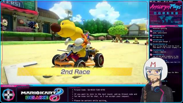 [MARIO KART 8 DX] Blue Shells for Days! || Community Race Day #3 смотреть онлайн