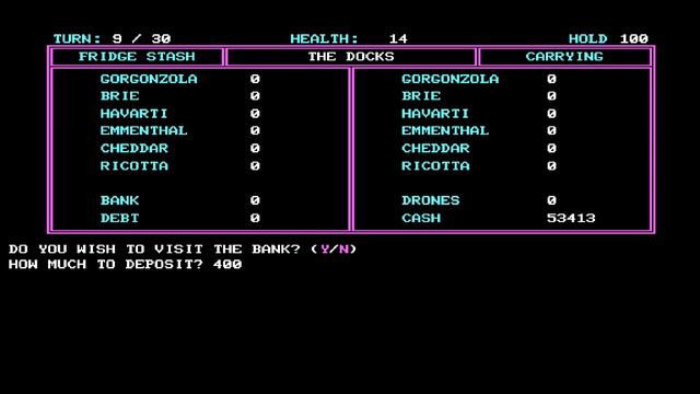 Cheese Runner | Dystopian Cyberpunk Ascii Cheese Trading Simulator смотреть онлайн