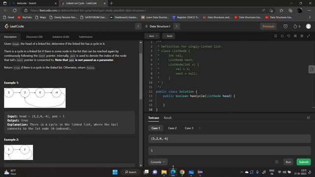 Linked List Cycle | LeetCode 141 | Java | Malayalam смотреть онлайн
