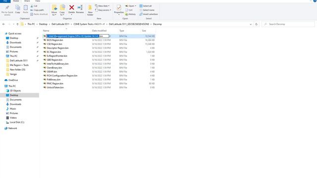 LBE ++ How To Fix Corrupted Me Region Dell Latitude 5511