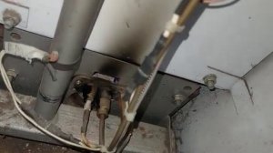 забита горелка на напольном котле