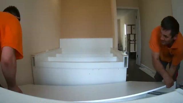 VOS-MEBEL. Кровать с подиумом на заказ за 1 минуту. смотреть онлайн