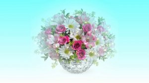 Футаж. Цветочный фон 186