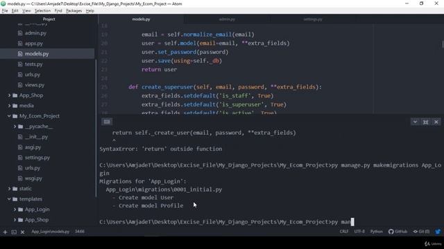 5 Custom User Model Part 3 смотреть онлайн