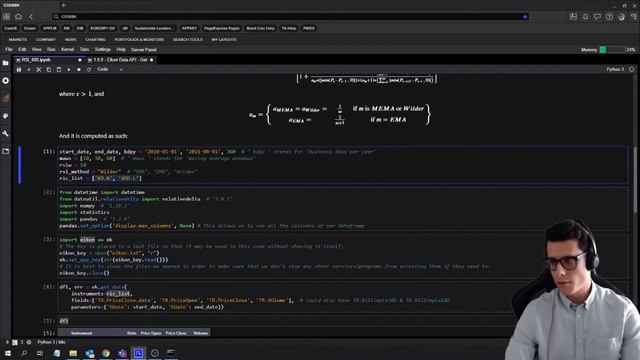 Twitch Python Finance 2.1 - Customisable Relative Strength Indices (RSI) - Final Webinar смотреть онлайн