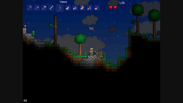 Terraria Tutorial - Episode 5.1 - Sand Hunt, Begin Hook Quest смотреть онлайн