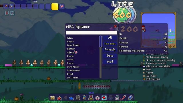 【HEROsmod】 新しいチートMODを試してみよう！ 【テラリア】