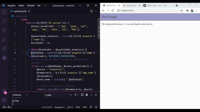 Curso de PHP 7 Aula 12 Upload múltiplo de arquivos no PHP смотреть онлайн