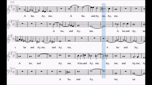 Thomas Tomkins - Too much I once lamented, SOPRANO 2 PART смотреть онлайн