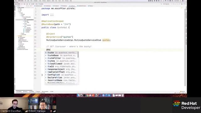Take the highway Quarkus reactive routes Red Hat Developer DevNation Tech Talks смотреть онлайн