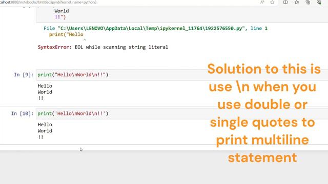 Tutorial #4:Python print() function. Different ways to use print function in python смотреть онлайн