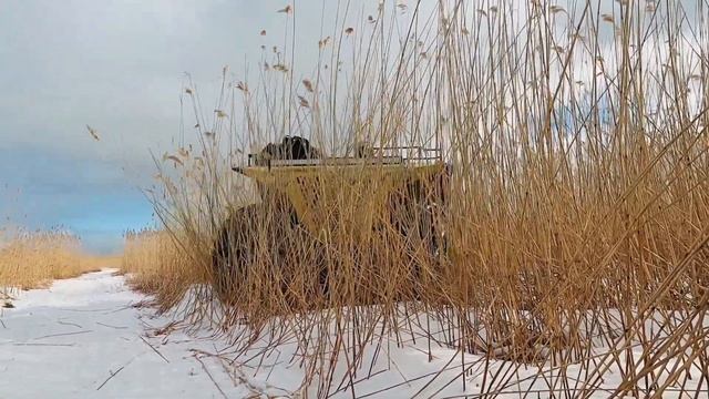 На рыбалке. Ладожское озеро. Едем на квадроцикле