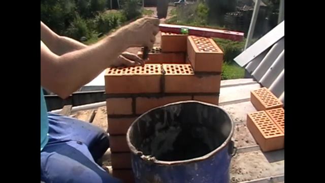 КАМЕННАЯ РАБОТА ДЕЛАЕМ ПЕЧНУЮ ТРУБУ смотреть онлайн