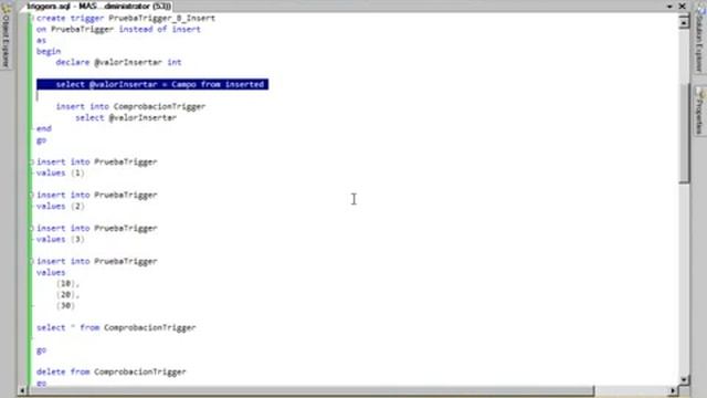 Introductión a loss triggers SQL Server 2008.mp4 смотреть онлайн
