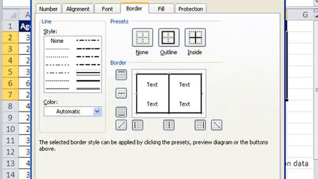 Excel Magic Trick #504: 3D Formatting For Cells Using Borders смотреть онлайн