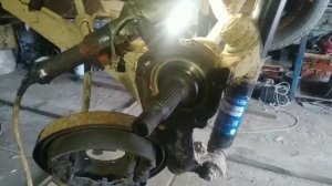 Тойота Раф 4 первого поколения 1997г., замена ступичного подшипника.