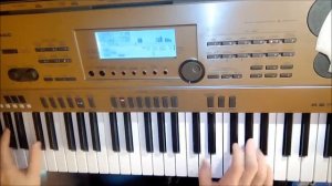 Белые розы на синтезаторе ласковый май