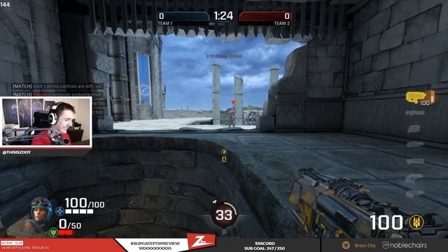 New champion Athena – gameplay & tricks (геймплей и триксы) by Zoot – Quake Champions смотреть онлайн