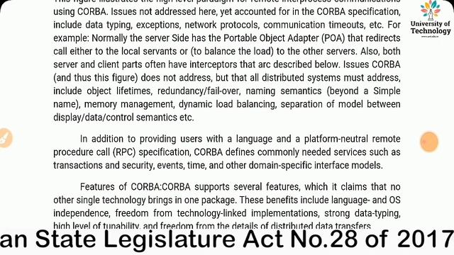 Features of CORBA | Online Education | Learn Online смотреть онлайн