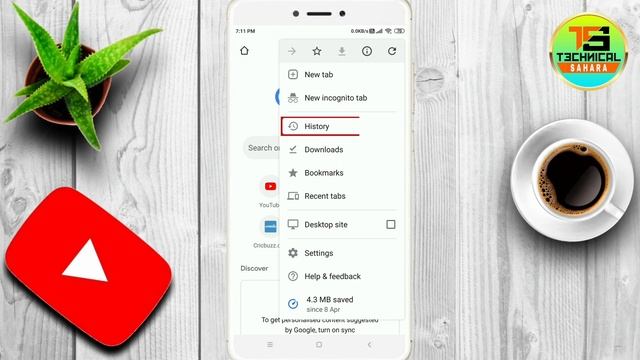 Chrome ki history kaise delete kare mobile || Chrome history kaise delete karen || Technical Sahara смотреть онлайн